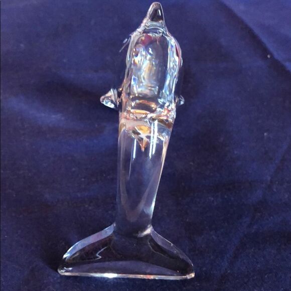 Vintage Baccarat Dolphin  - Picture 3 of 4